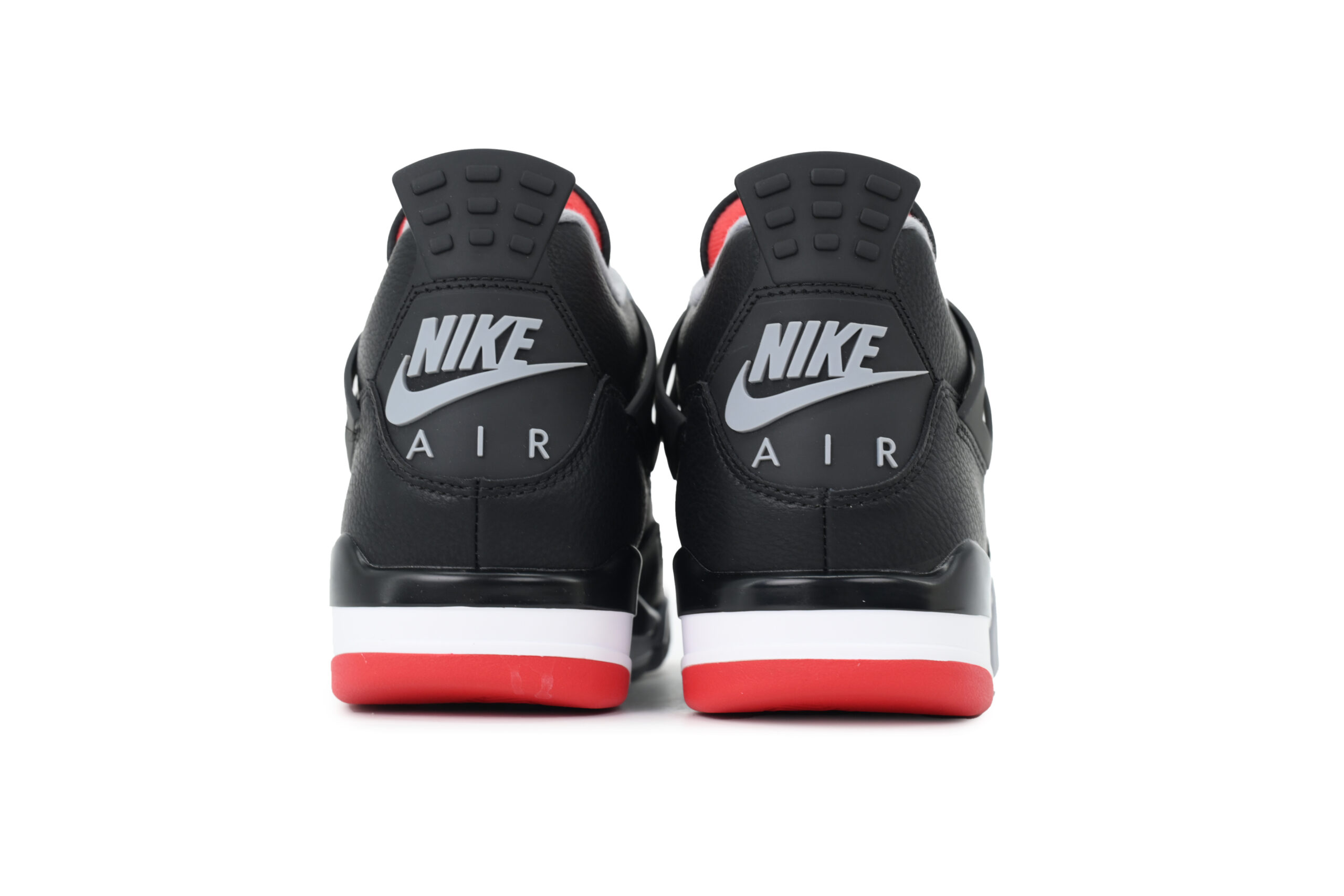 Nike Air Jordan 4 AJ4 Black Men's Lace-up Basketball Sneakers Athletic Shoes - Image 4