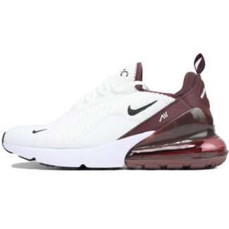 Nike Air Max 270 White Night Maroon Men‘s Sneakers Athletic Running Shoes