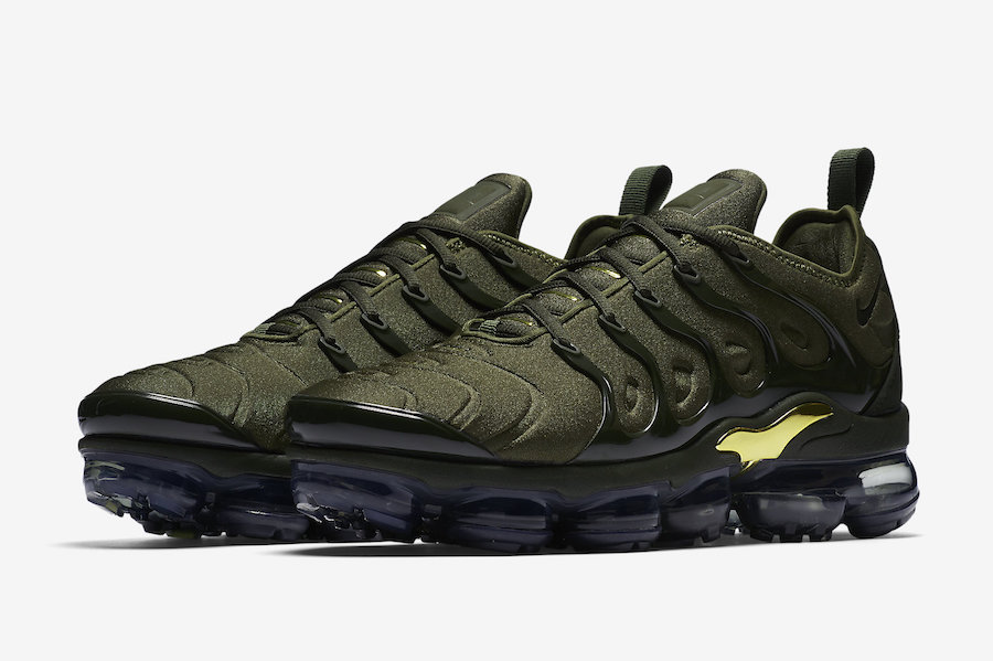 Brand New Nike Air Vapormax TN Plus Olive-Green Men's Sneakers Athletic Comfortable shoes Free Shipping - Image 2