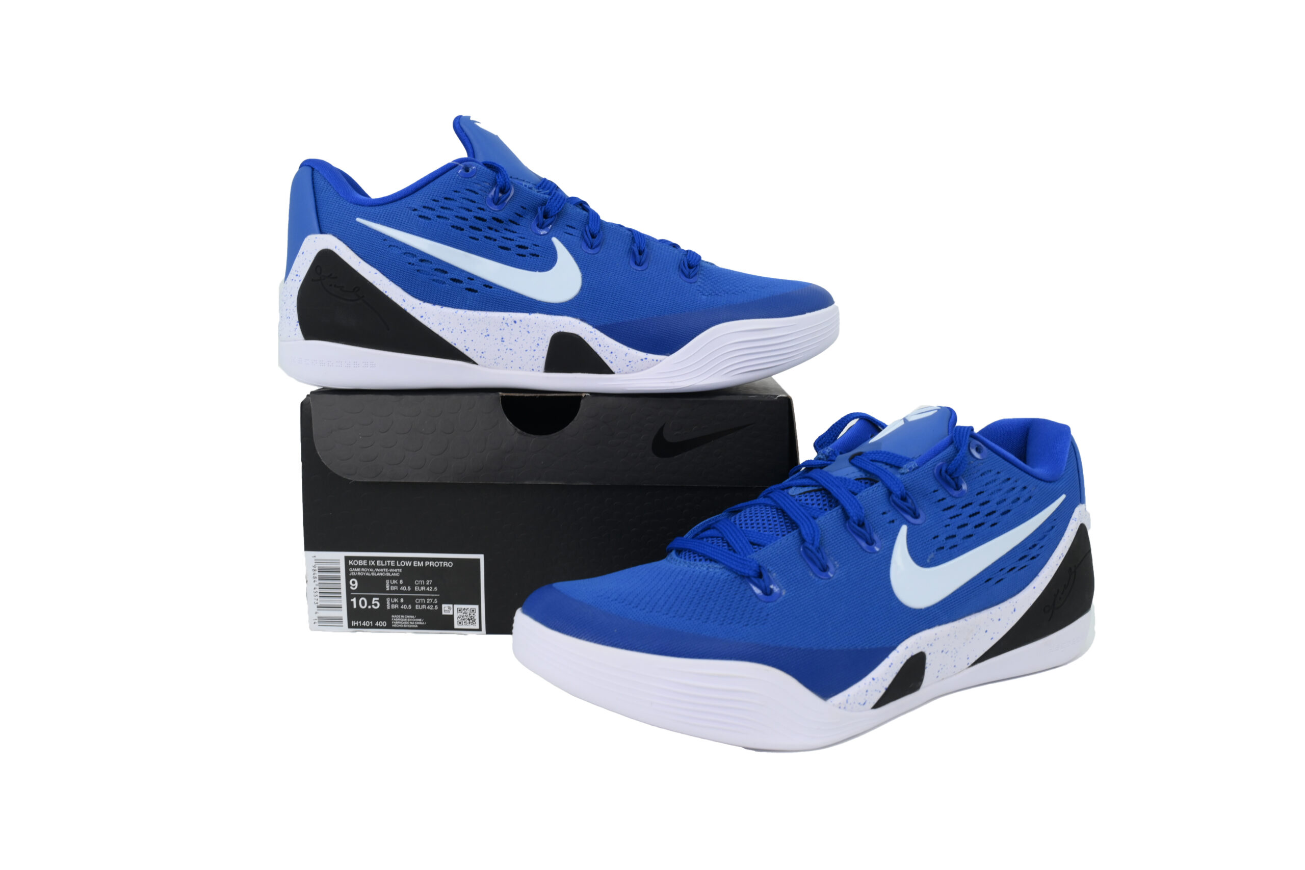Nike Kobe 9 EM Protro TB 'Game Royal' Men's Low Top Lace-Up Basketball Sneaker Athletic Shoes - Image 7