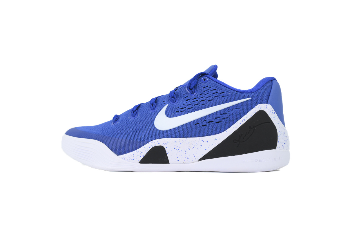 Nike Kobe 9 EM Protro TB 'Game Royal' Men's Low Top Lace-Up Basketball Sneaker Athletic Shoes