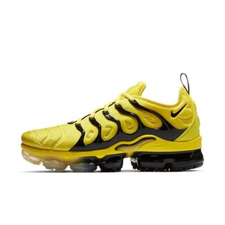 Brand New Nike Air Vapormax TN Plus Yellow Black Men's Sneakers Athletic Comfortable shoes Free Shipping