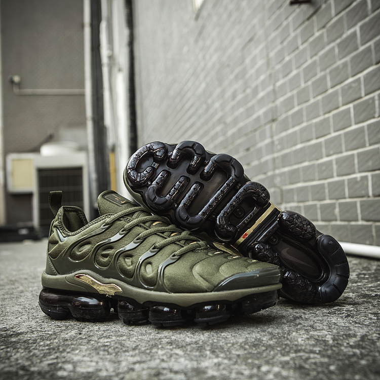 Brand New Nike Air Vapormax TN Plus Olive-Green Men's Sneakers Athletic Comfortable shoes Free Shipping - Image 3