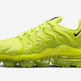 Brand New Nike Air Vapormax TN Plus Triple Yellow Men's Sneakers Athletic Comfortable shoes Free Shipping