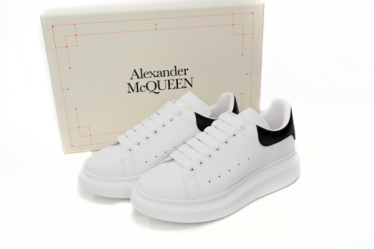 Alexander McQueen Oversized whiteblack tail Men's Sneakers Athletic Casual Sneakers Shoes - Image 10