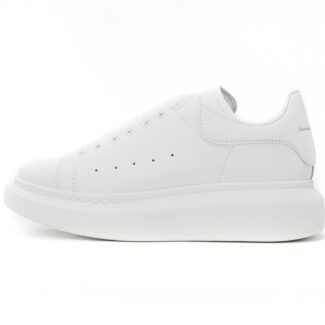 Alexander McQueen Oversized all white Men's Athletic Casual Sneakers Shoes