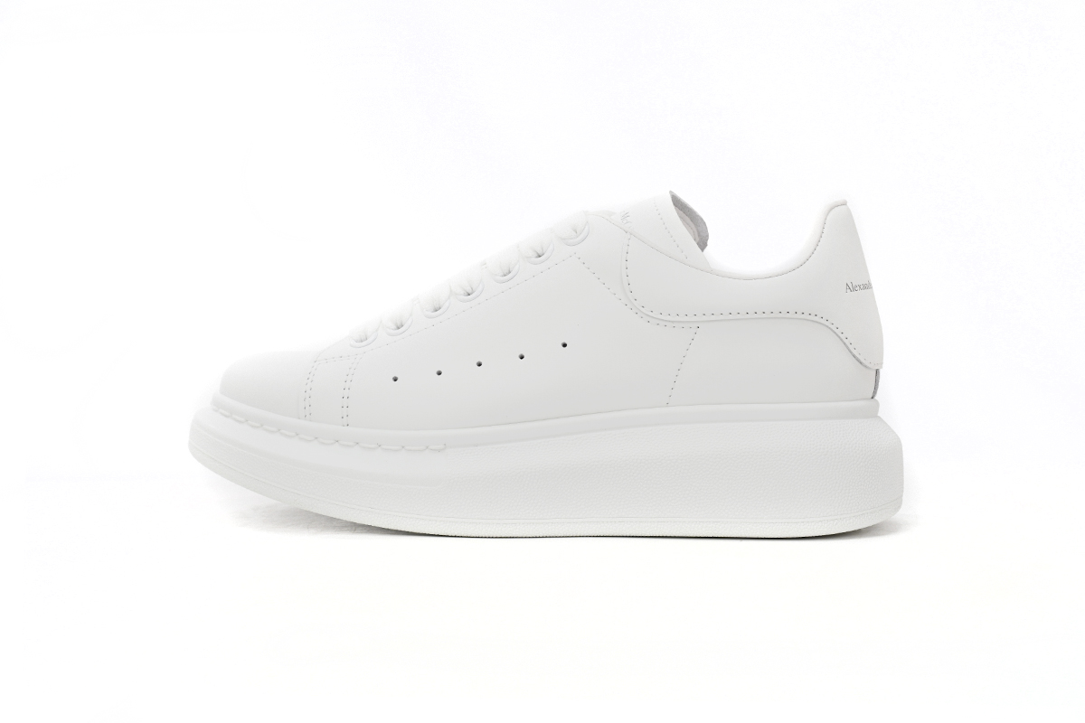 Alexander McQueen Oversized all white Men's Athletic Casual Sneakers Shoes