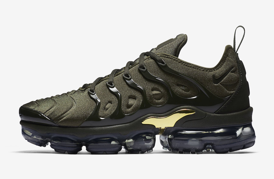 Brand New Nike Air Vapormax TN Plus Olive-Green Men's Sneakers Athletic Comfortable shoes Free Shipping