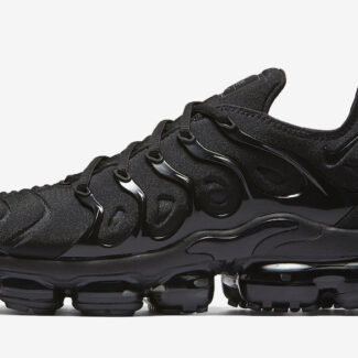 Brand New Nike Air Vapormax TN Plus Triple Black Men's Sneakers Athletic Comfortable shoes Free Shipping