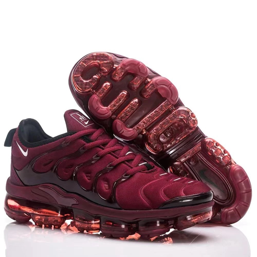 Brand New Nike Air Vapormax TN Plus Ruby-Red Men's Sneakers Athletic Comfortable shoes Free Shipping - Image 4