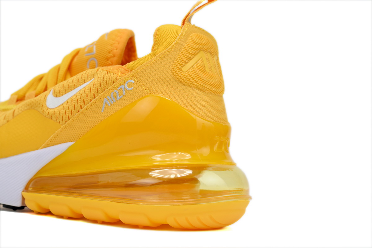 Nike Air Max 270 Yellow Sneakers Athletic Men's Shoes - Image 2