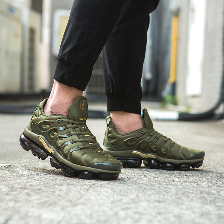 Brand New Nike Air Vapormax TN Plus Olive-Green Men's Sneakers Athletic Comfortable shoes Free Shipping - Image 4