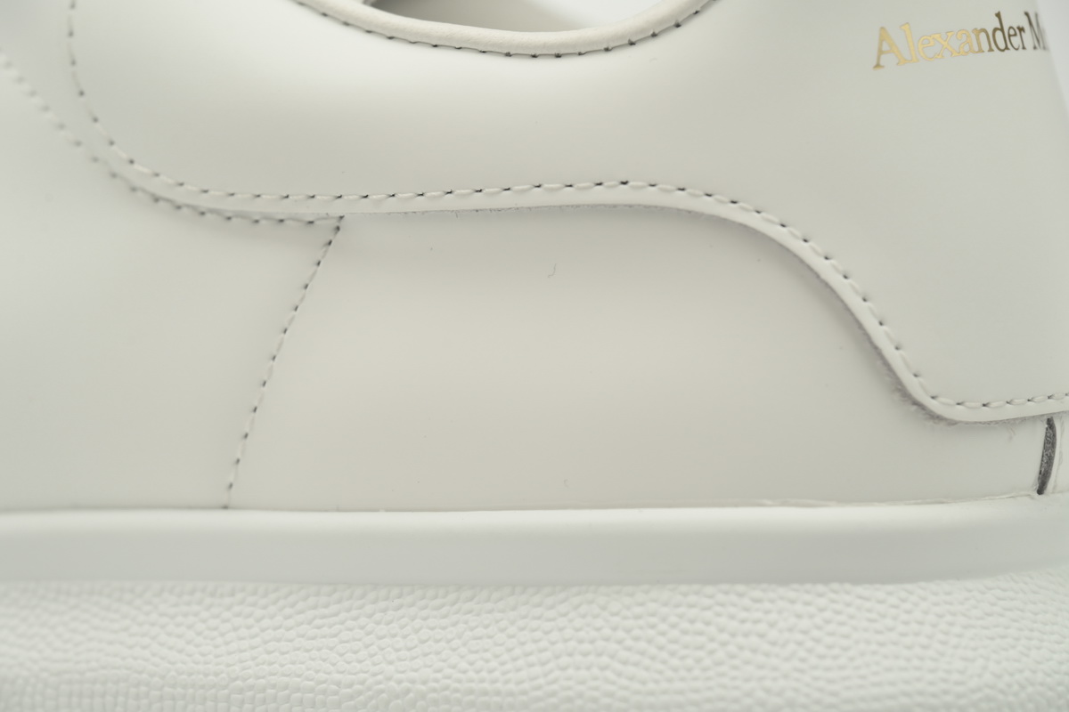 Alexander McQueen Oversized white Gold Men's Athletic Casual Sneakers Shoes - Image 3