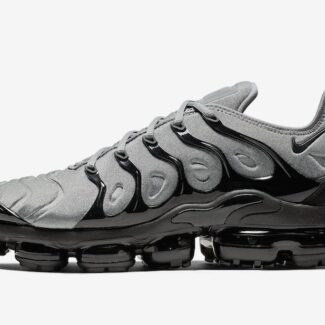 Brand New Nike Air Vapormax TN Plus Gray Black Men's Sneakers Athletic Comfortable shoes Free Shipping