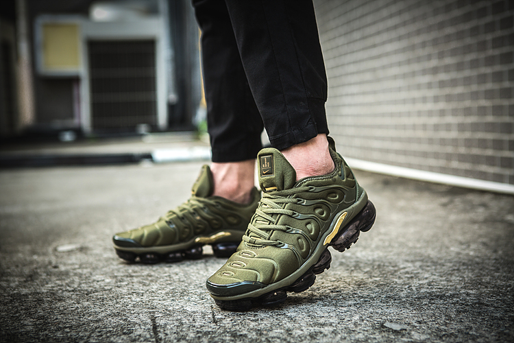 Brand New Nike Air Vapormax TN Plus Olive-Green Men's Sneakers Athletic Comfortable shoes Free Shipping - Image 5