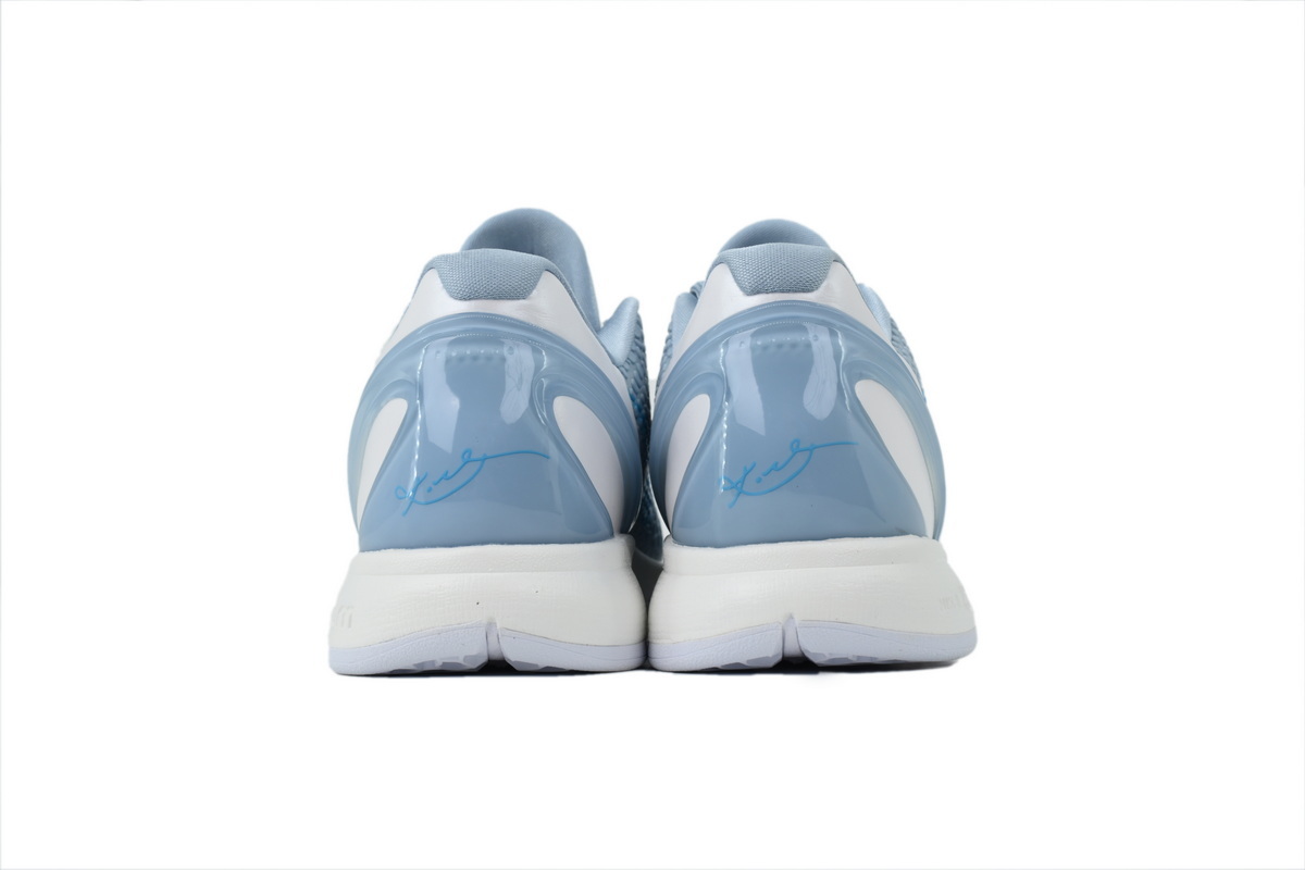 Nike Kobe 6 Men's Low Top Lace-Up Basketball Sneaker Athletic Shoes Protro "Caitlin Clark Light Armory Blue" - Image 4