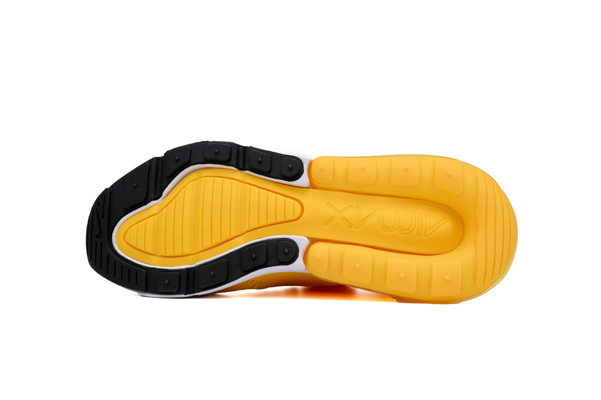 Nike Air Max 270 Yellow Sneakers Athletic Men's Shoes - Image 3