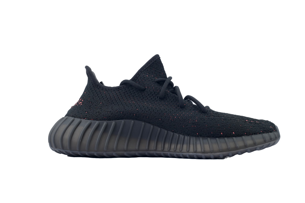 adidas Yeezy Boost 350 V2 Black/Pink Men's Low Top Lace-Up Sneakers Athletic Basketball US Size New - Image 2