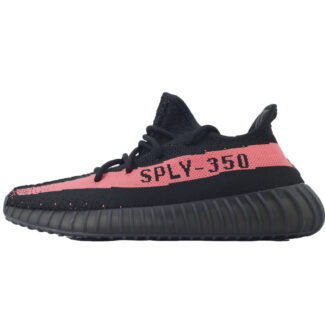adidas Yeezy Boost 350 V2 Black/Pink Men's Low Top Lace-Up Sneakers Athletic Basketball US Size New