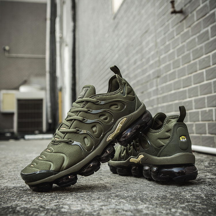 Brand New Nike Air Vapormax TN Plus Olive-Green Men's Sneakers Athletic Comfortable shoes Free Shipping - Image 7