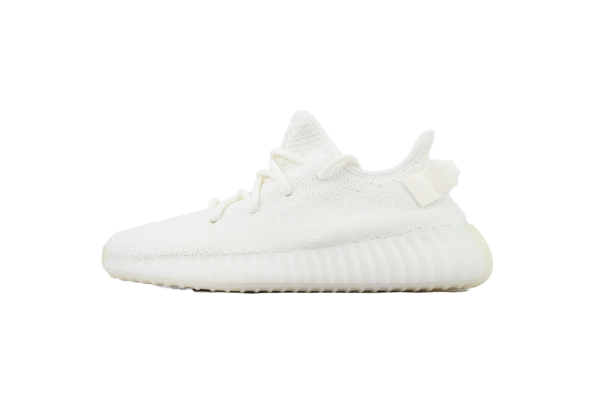 adidas Yeezy Boost 350 V2 Cream White - Triple White (CP9366) Men's Low Top Lace-Up Sneakers Athletic Basketball US Size New