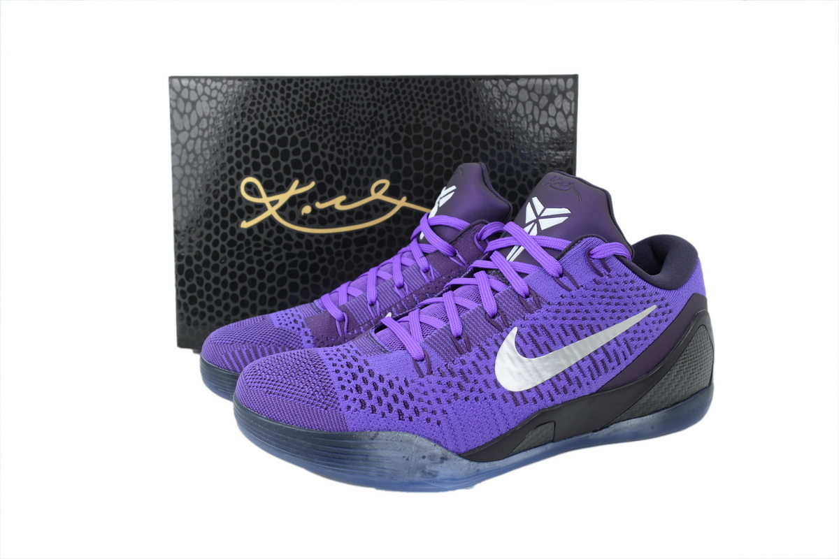 Nike Kobe 9 Elite Low Protro 'Moonwalker' Men's Low Top Lace-Up Basketball Sneaker Athletic Shoes - Image 7