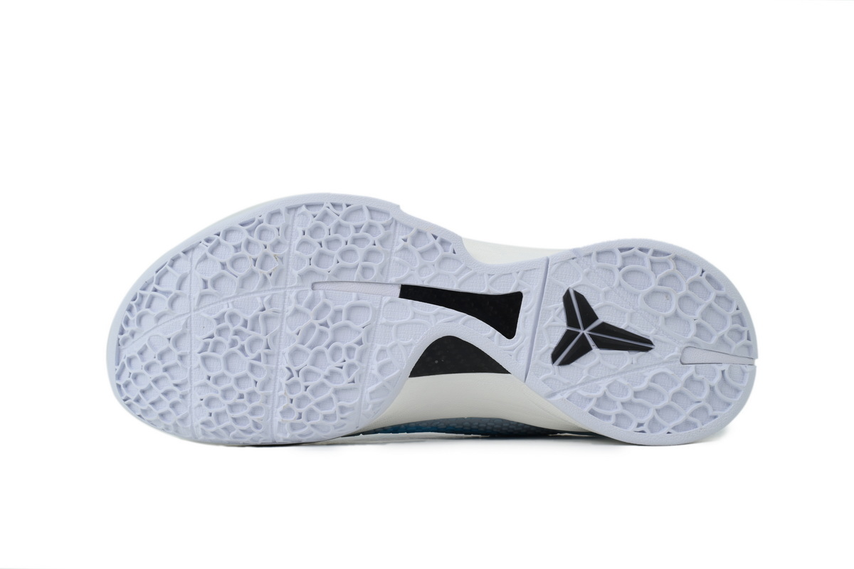 Nike Kobe 6 Men's Low Top Lace-Up Basketball Sneaker Athletic Shoes Protro "Caitlin Clark Light Armory Blue" - Image 5