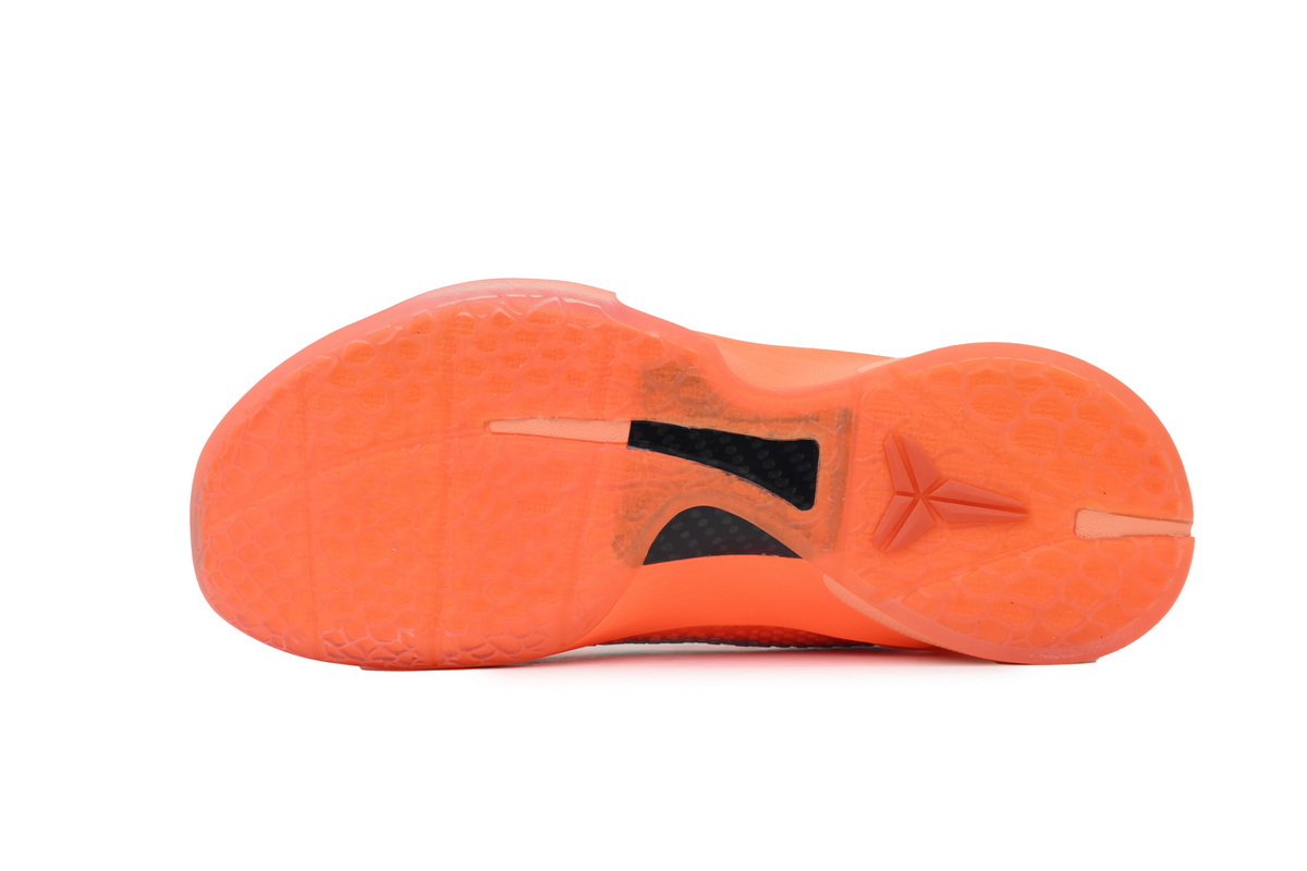Nike Kobe 6 Men's Low Top Lace-Up Basketball Sneaker Athletic Shoes Protro "Total Orange" - Image 5