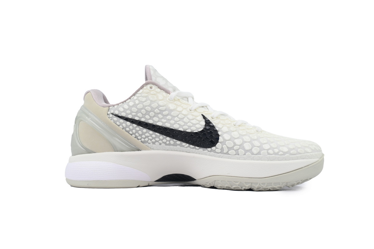 Nike Kobe 6 Men's Low Top Lace-Up Basketball Sneaker Athletic Shoes All-Star Sail - Image 2