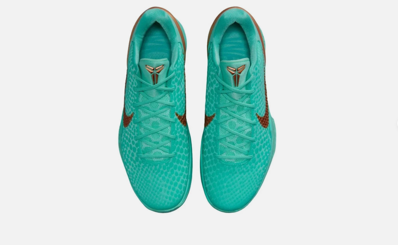Nike Kobe 6 Men's Low Top Lace-Up Basketball Sneaker Athletic Shoes Protro 'Statue of Liberty' - Image 2