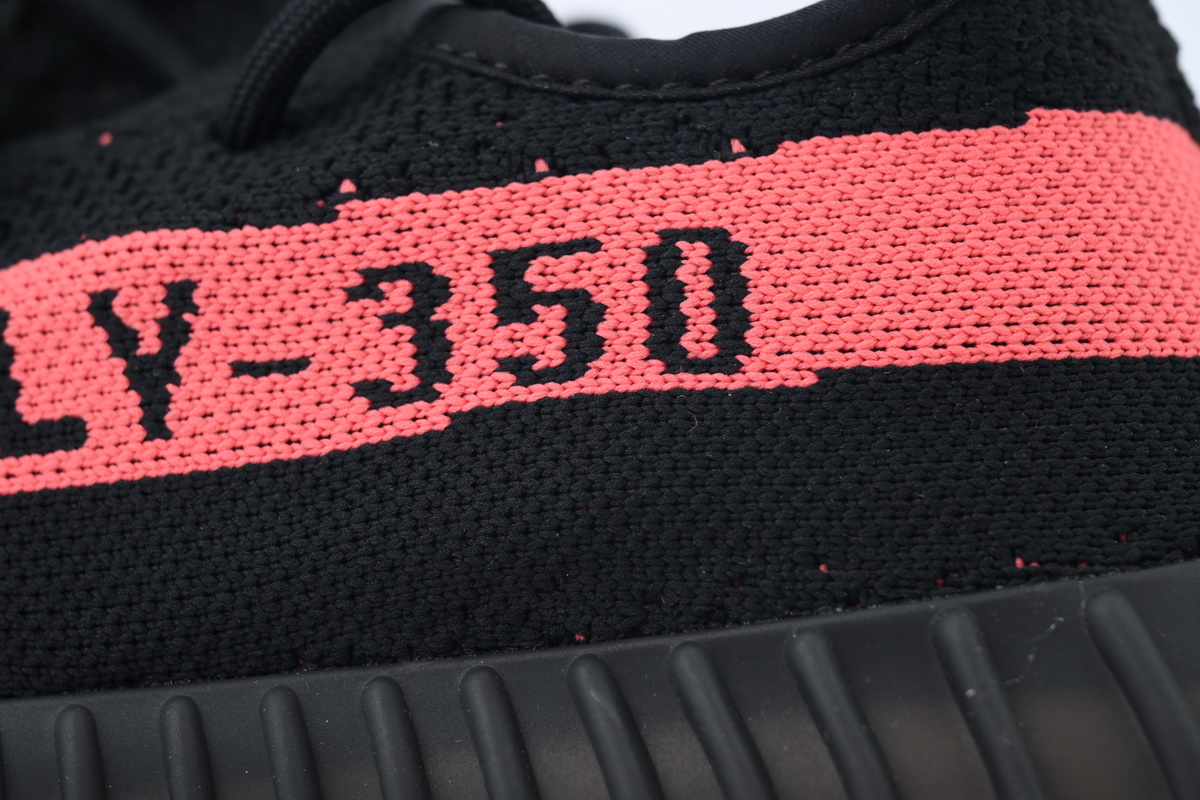 adidas Yeezy Boost 350 V2 Black/Pink Men's Low Top Lace-Up Sneakers Athletic Basketball US Size New - Image 3