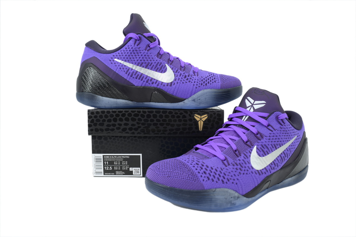Nike Kobe 9 Elite Low Protro 'Moonwalker' Men's Low Top Lace-Up Basketball Sneaker Athletic Shoes - Image 6