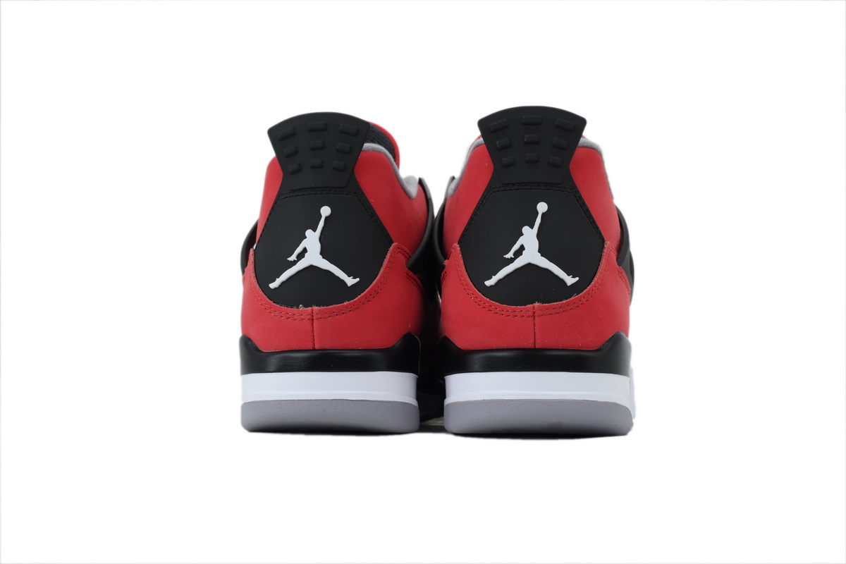Nike Air Jordan 4 AJ4 Black Red Men's Lace-up Basketball Sneakers Athletic Shoes - Image 6