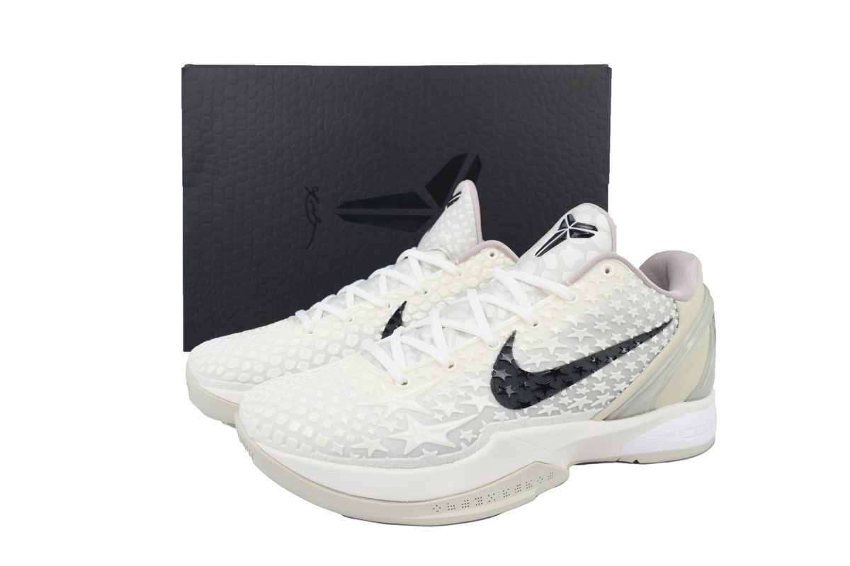 Nike Kobe 6 Men's Low Top Lace-Up Basketball Sneaker Athletic Shoes All-Star Sail - Image 7