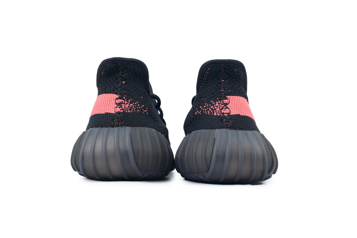 adidas Yeezy Boost 350 V2 Black/Pink Men's Low Top Lace-Up Sneakers Athletic Basketball US Size New - Image 4
