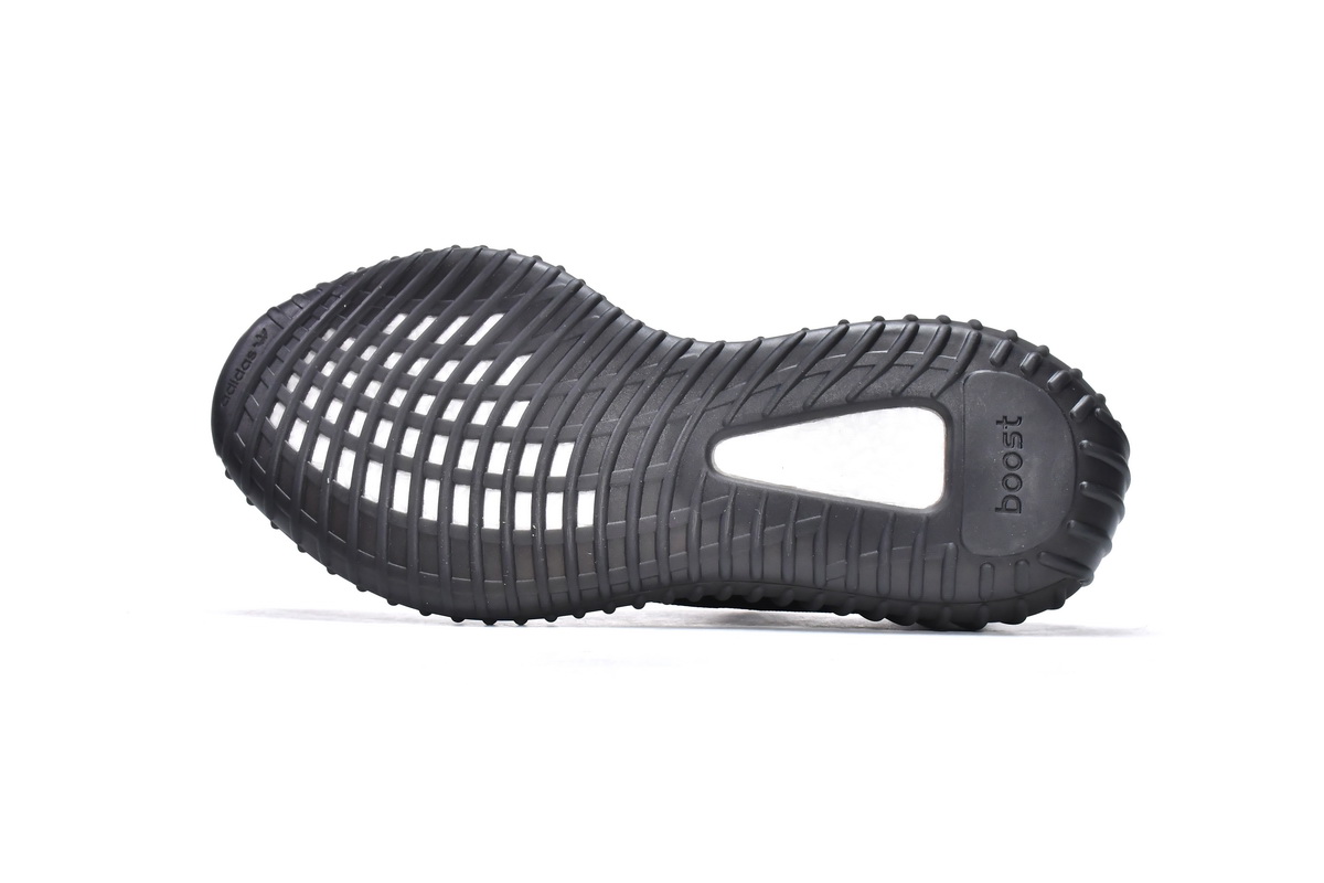 adidas Yeezy Boost 350 V2 Black/Blue Men's Low Top Lace-Up Sneakers Athletic Basketball US Size New - Image 9