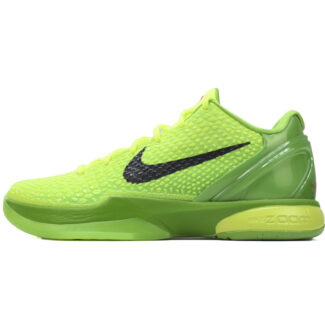 Nike Kobe 6 Men's Low Top Lace-Up Basketball Sneaker Athletic Shoes Protro “Grinch”