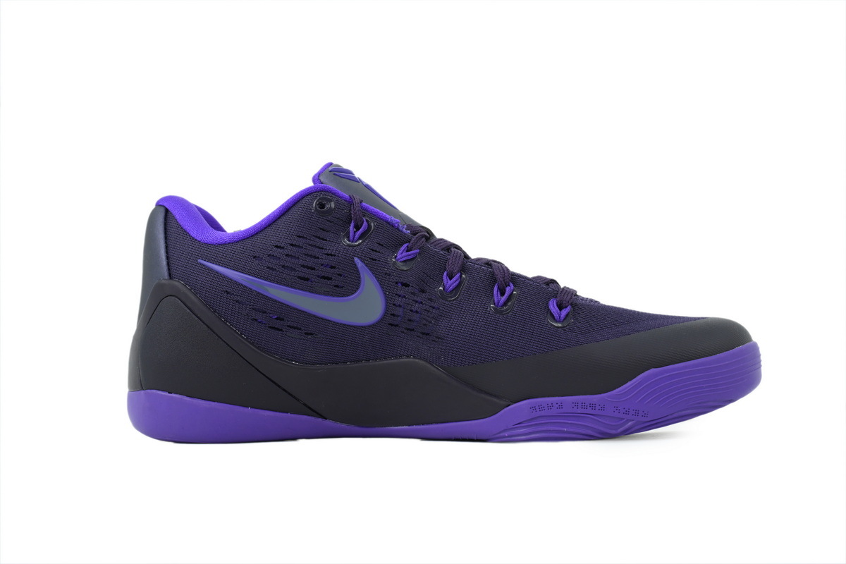 Nike Kobe 9 EM Low Protro TB 'Purple Dynasty' Men's Low Top Lace-Up Basketball Sneaker Athletic Shoes - Image 2