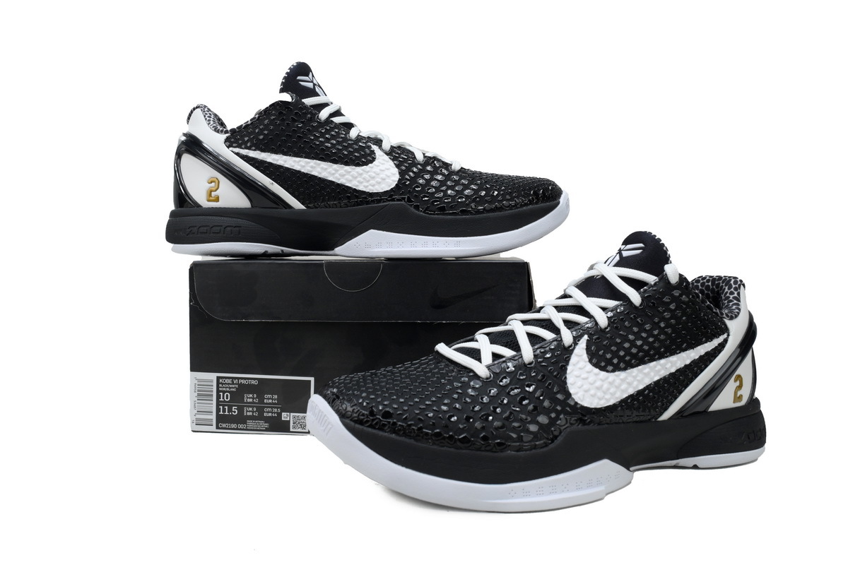 Nike Kobe 6 Men's Low Top Lace-Up Basketball Sneaker Athletic Shoes Protro "Mamba Forever" - Image 5