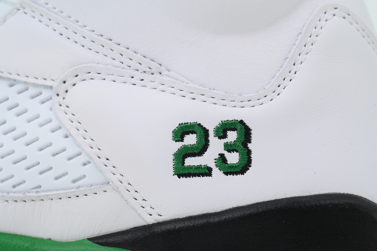Wmns Air Jordan 5 AJ5 Retro 'Lucky Green' Men's Lace-Up Basketball Athletic Sneakers DD9336-103 - Image 3