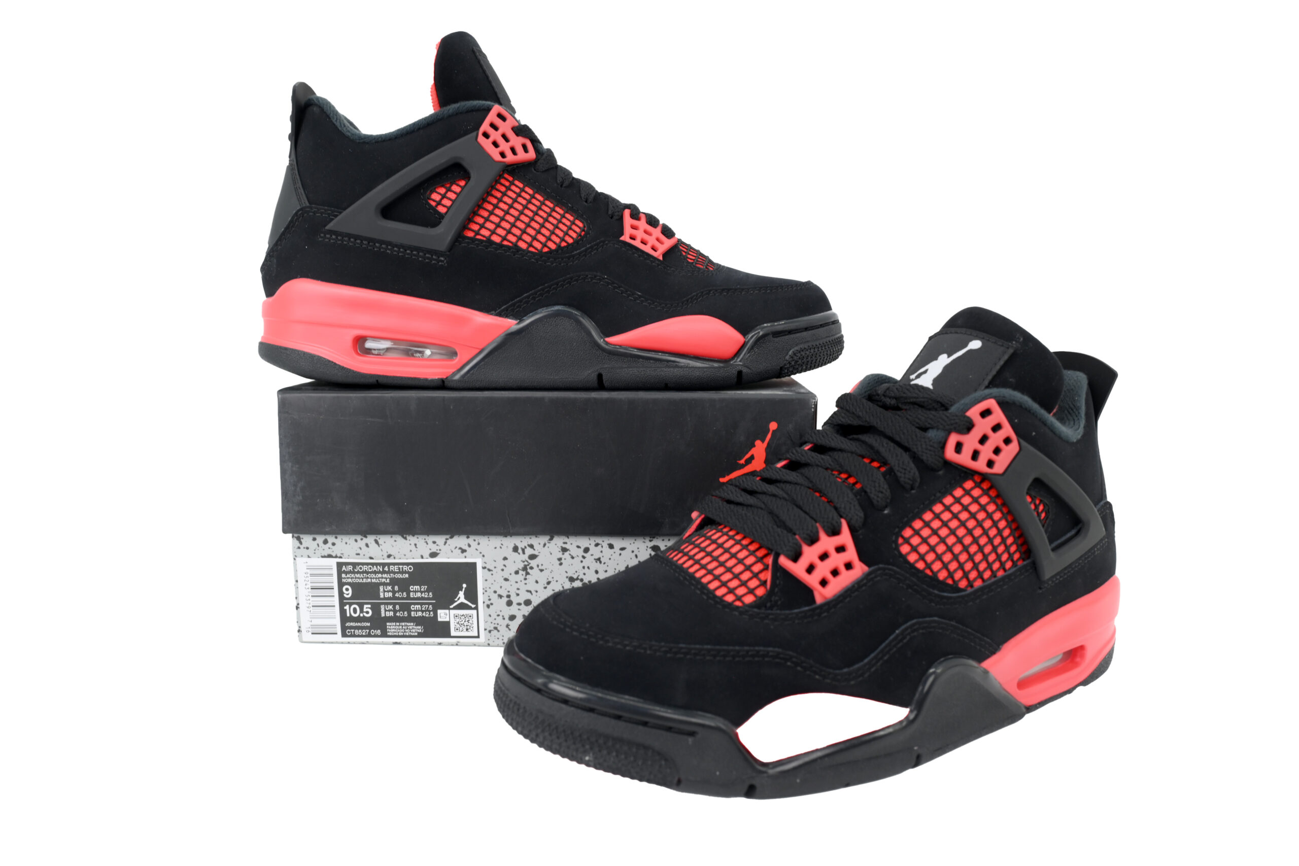 Nike Air Jordan 4 AJ4 Retro Red Thunder Men's Athletic Sneakers Basketball CT8527-016 - Image 7