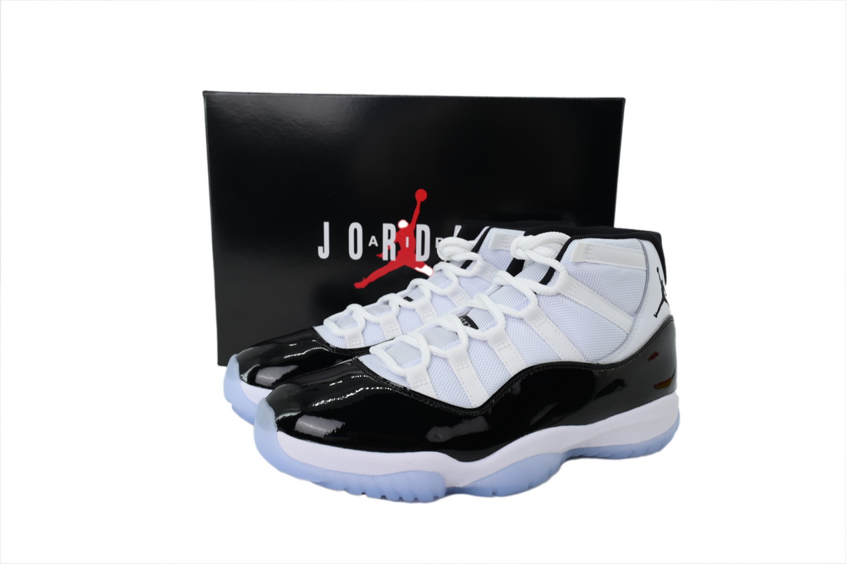 Nike Air Jordan 11 AJ11 Retro 'Concord' Men's Lace-up Basketball Sneakers Athletic Shoes 378037-100 - Image 8