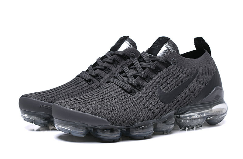Nike Air VaporMax Flyknit 3 Gray/Black Men's Air Cushion Sneakers Casual Shoes US Sizes 8-11 - Image 4