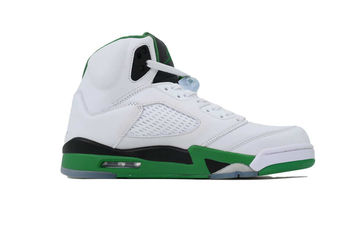 Wmns Air Jordan 5 AJ5 Retro 'Lucky Green' Men's Lace-Up Basketball Athletic Sneakers DD9336-103 - Image 2