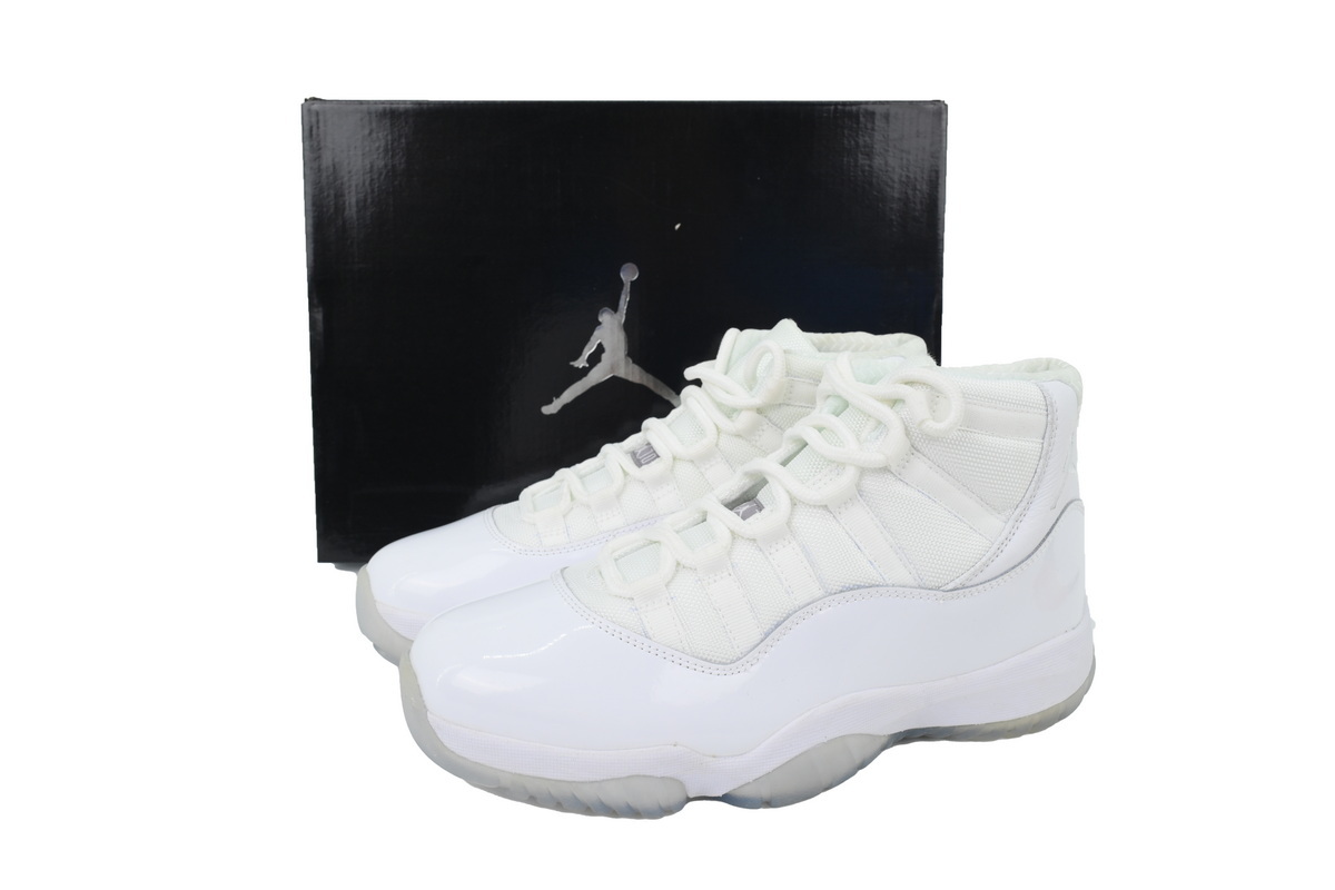 Nike Air Jordan 11 AJ11 Retro 'Silver Anniversary' Men's Lace-up Basketball Sneakers Athletic Shoes 408201-101 - Image 8