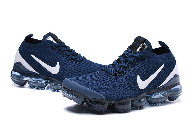 Nike Air VaporMax Flyknit 3 Blue/White Men's Air Cushion Sneakers Casual Shoes US Sizes 8-11 - Image 4