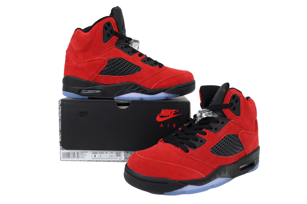 Nike Air Jordan 5 AJ5 Retro 'Raging Bull' Men's Lace-Up Basketball Athletic Sneakers Shoes DD0587-600 - Image 7