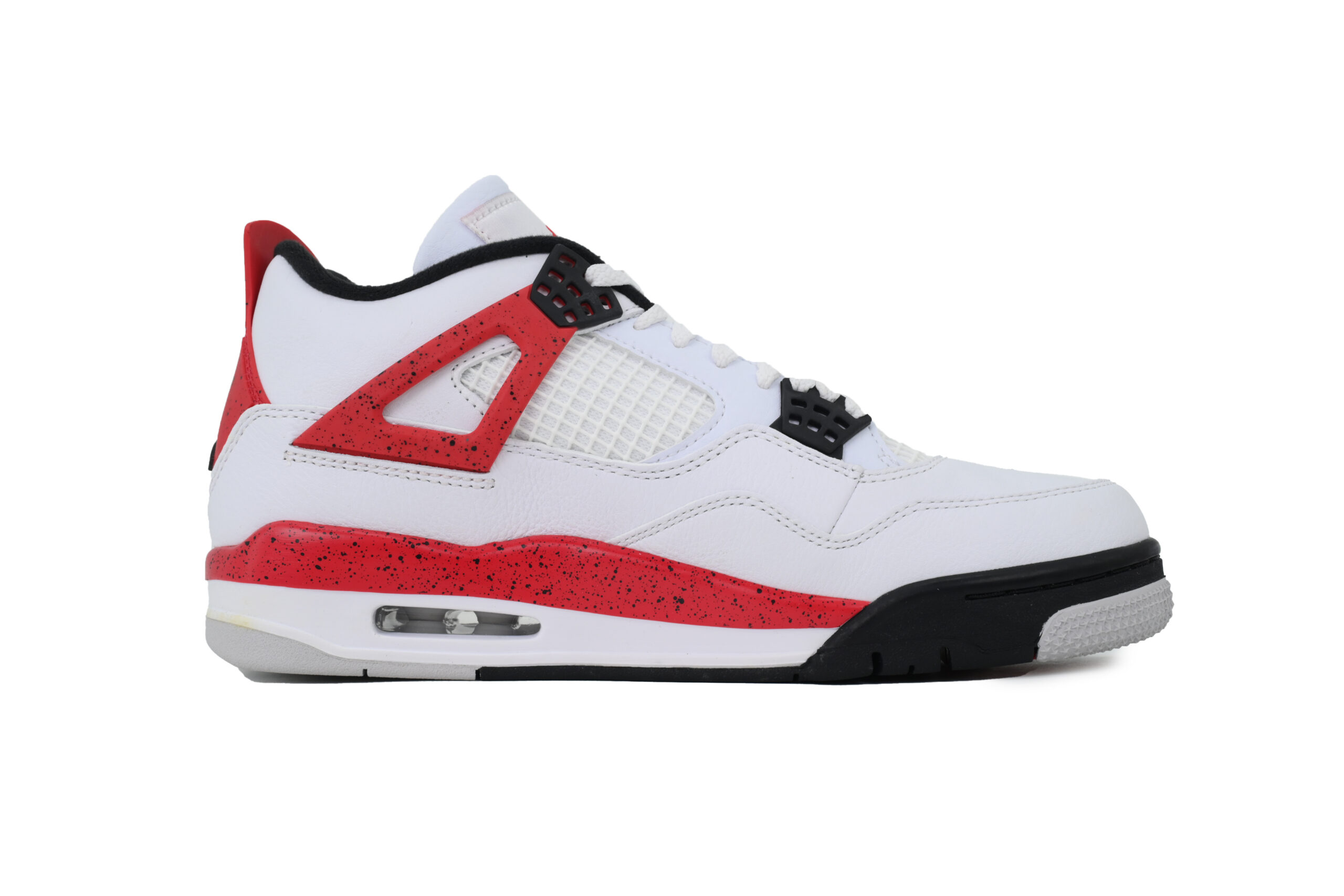 Nike Air Jordan 4 AJ4 "Red Cement" Men's Athletic Sneakers Basketball DH6927-161 - Image 2