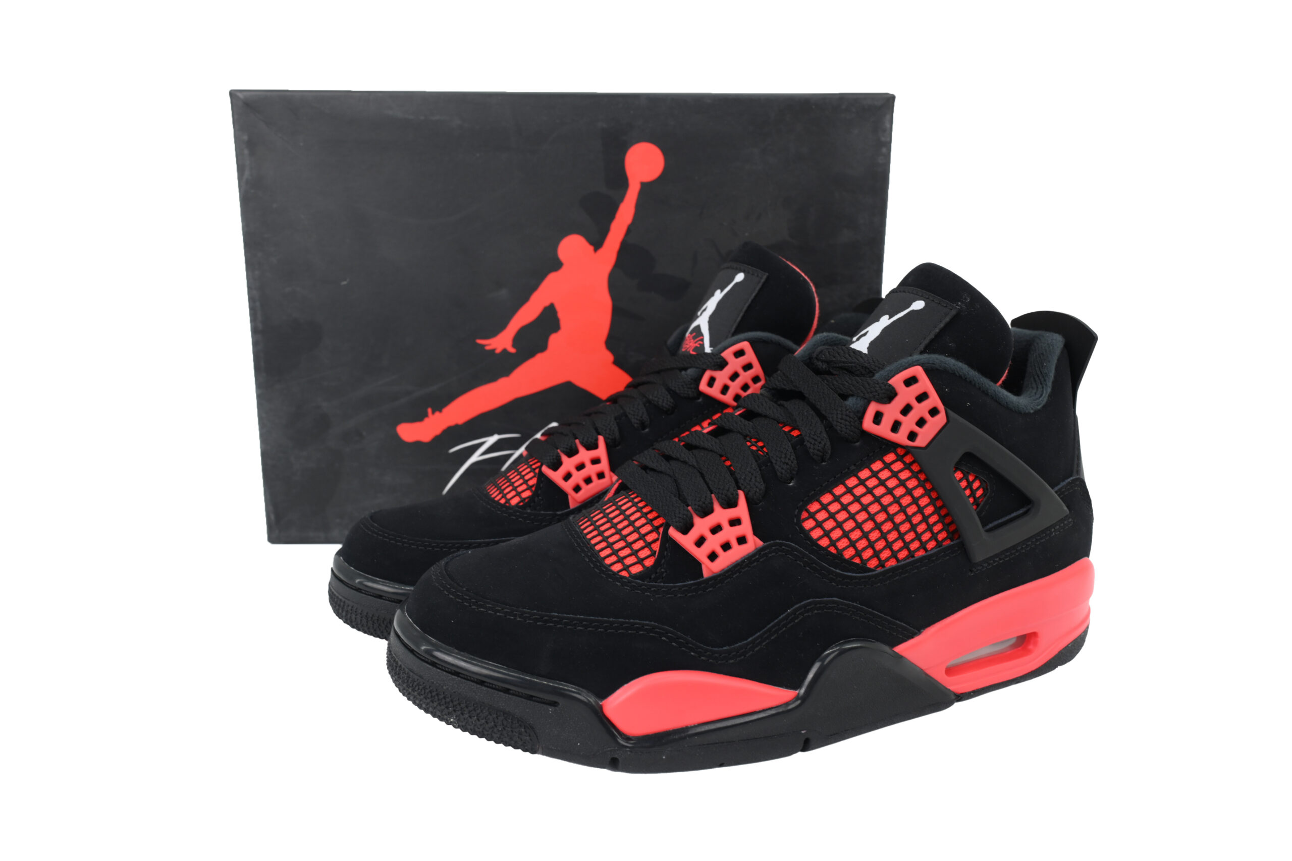 Nike Air Jordan 4 AJ4 Retro Red Thunder Men's Athletic Sneakers Basketball CT8527-016 - Image 8
