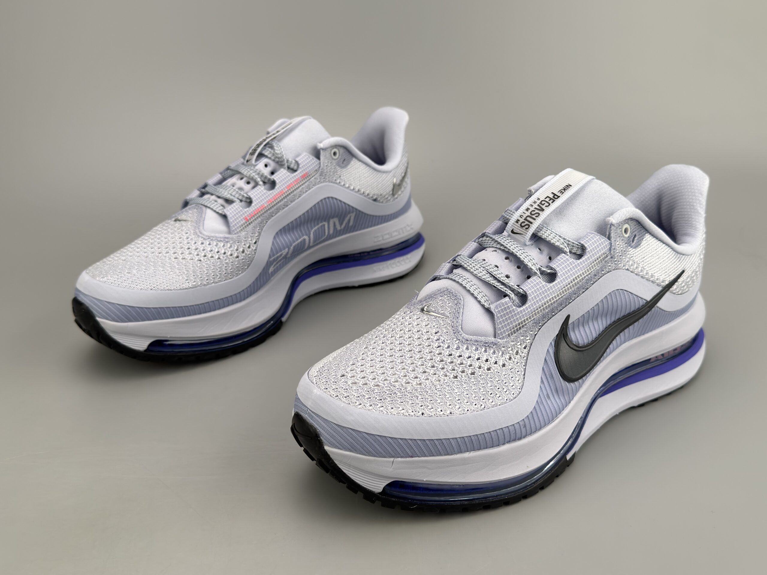Nike Air Zoom Pegasus Premium Gray/Blue/Black Men's Athletic Sneakers Sports Shoes US Size 8-12 - Image 6